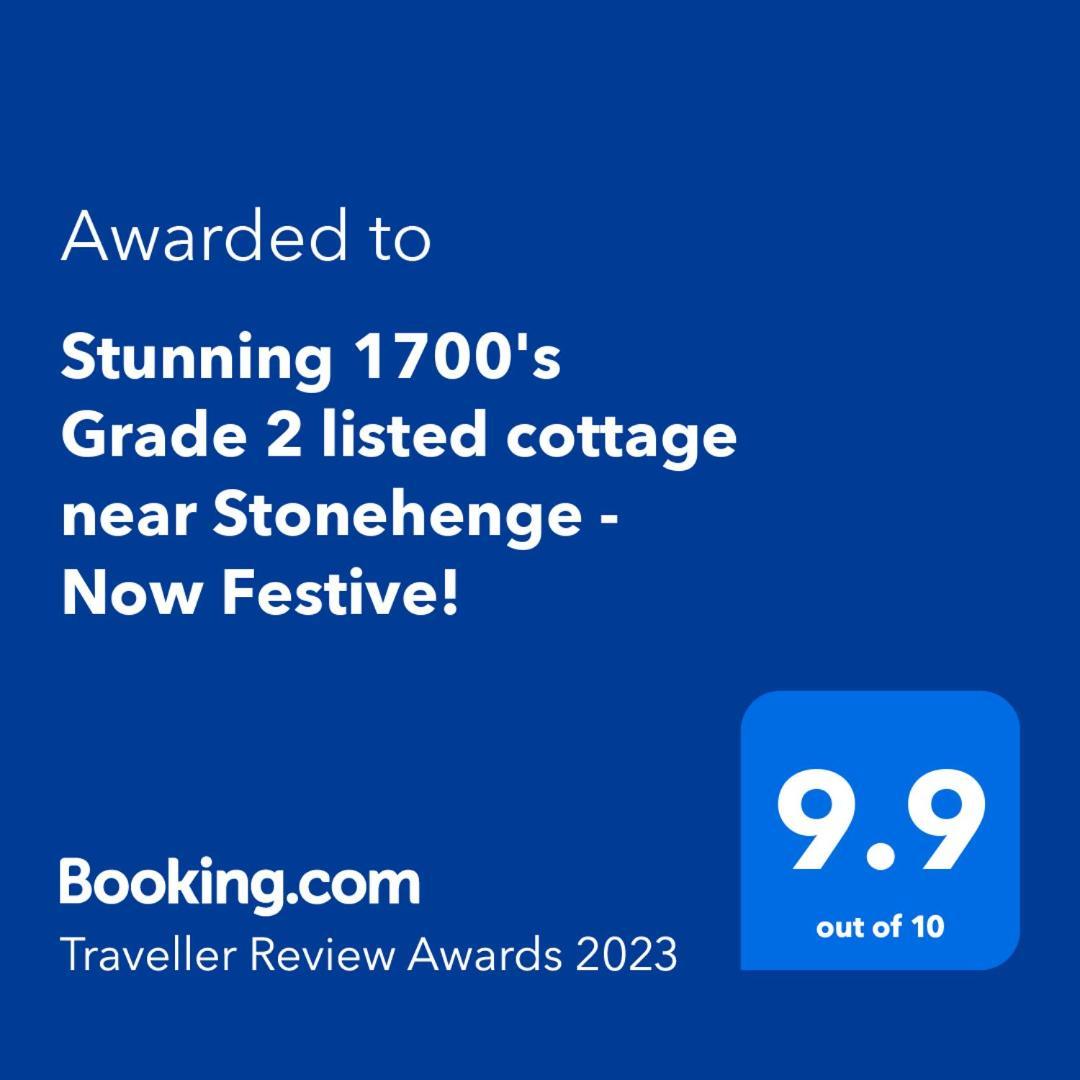 Stunning 1700's Grade 2 listed cottage near Stonehenge Amesbury Exterior foto
